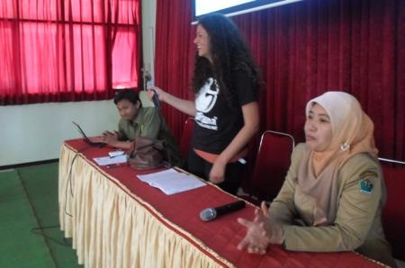 ProFauna visited senior high school of SMA 7 Malang