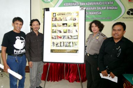 ProFauna Trains Bali Police Officers on Wildlife Law Enforcement